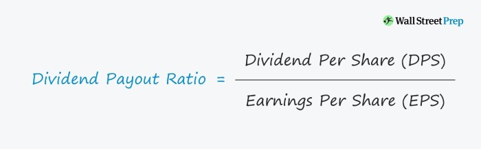 Payout ratio dividend rate valuation ratios accounting income capital market value dividends