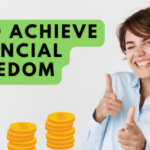 Financial freedom steps money bliss